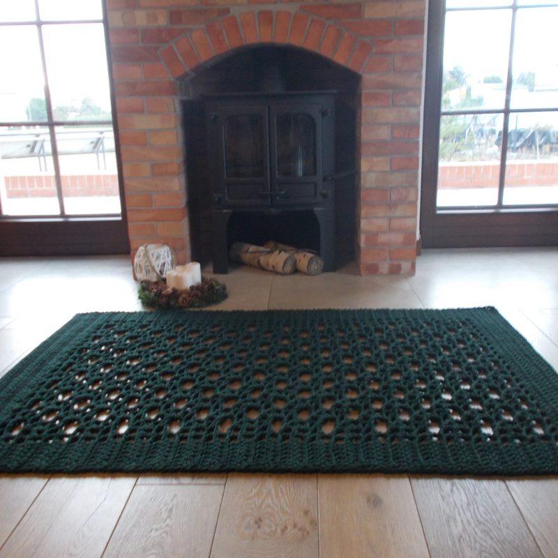 dywan, dywan szydełkowy, dywan ze sznurka, dywan prostokąt, chodnik