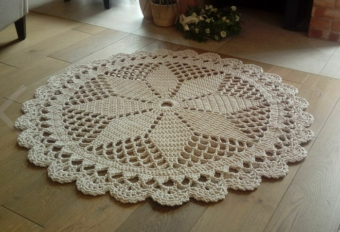 dywan na szydełku Dace