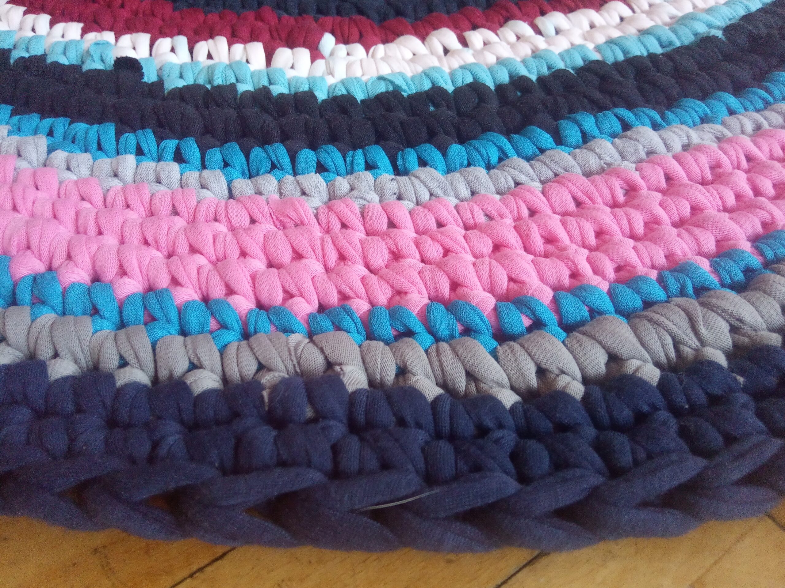 Dywan Eco Etno Zero Waste 80 cm - obrazek 3