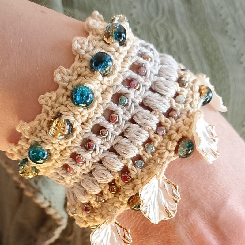 bransoletka na szydełku