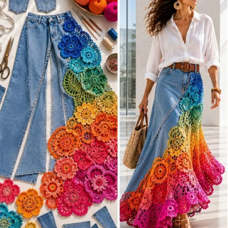 spódnica jeans